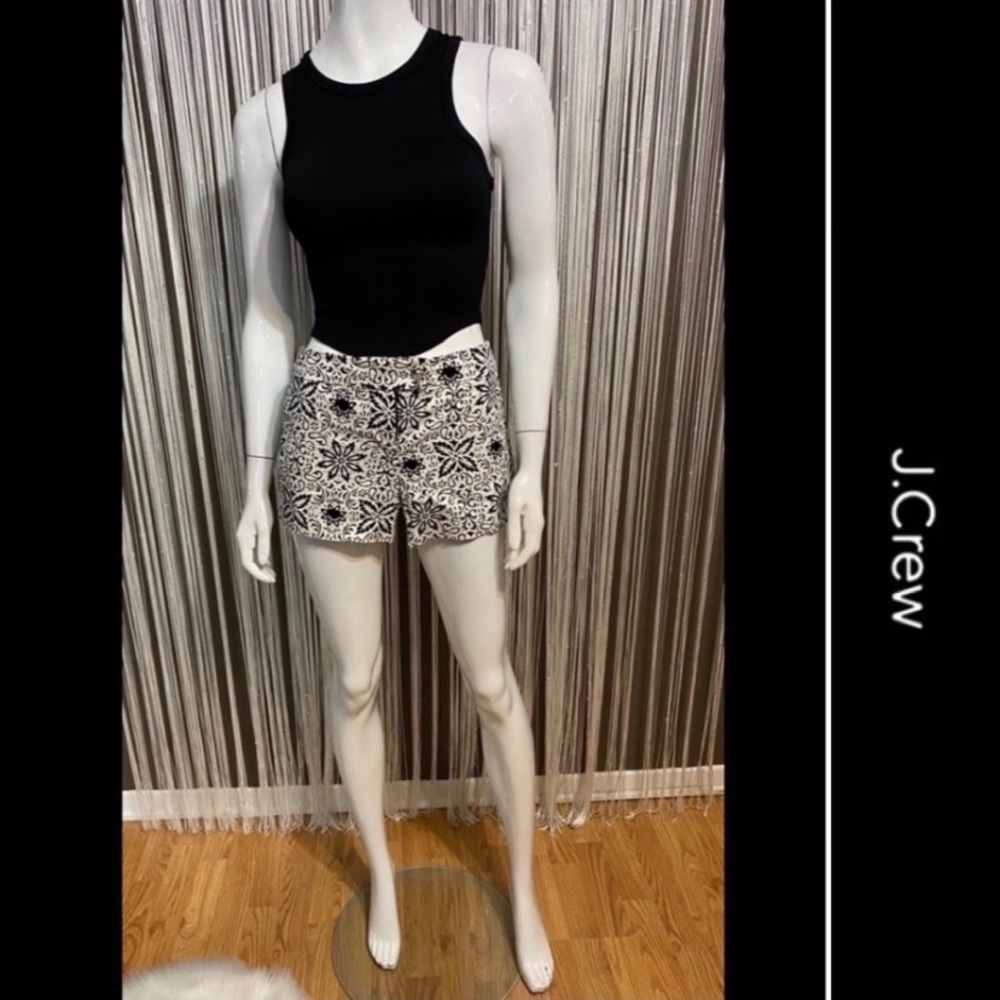 J. Crew Black and White Women's Shorts